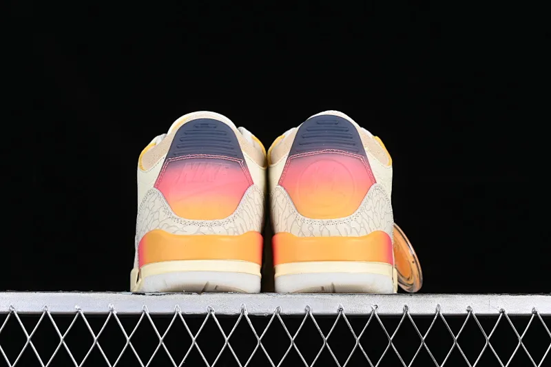 All categories Air Jordan Jordan series basketball shoes Air Jordan 3 cost-effective version J.Balvin x Air Jordan 3 Retro AJ3 Joe 3 rainbow gradient FN0344-901
